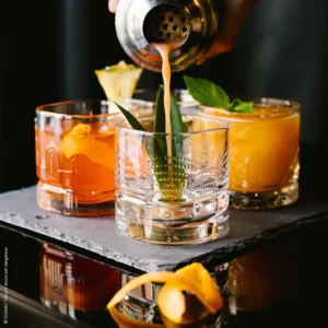 LA ROCHÈRE • Set de 4 gobelets à Whisky "Dandy"
