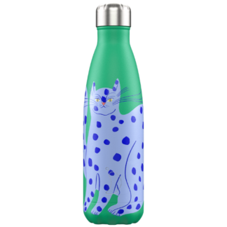 Chilly's 500ml Artist Edition Blue Cat