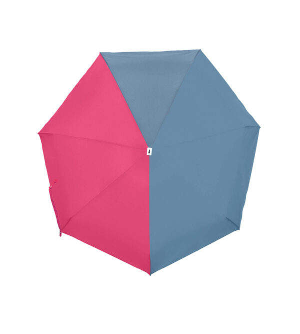 Parapluie-pliant-bicolore-bleu-gris-rose-Anatole