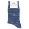 chaussettes-coton-fines-rayures-bleu-kaki
