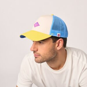 BILLYBELT • Casquette Trucker "Jaune et bleu"