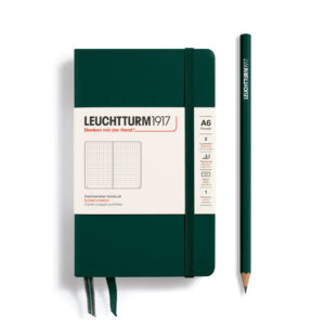 LEUCHTTEURM1917 • Carnet A6 (pointillé) "ForestGreen"