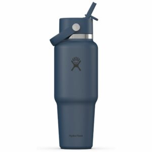 HYDRO FLASK • Gourde Large "Harbour Bleu" (940 cl) avec paille