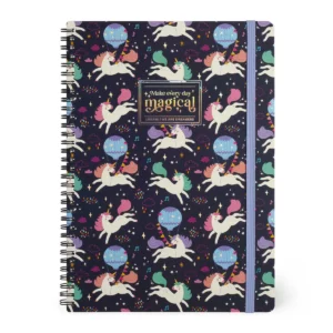 LEGAMI • Cahier Ligné à Spirale - A4 "Licorne"