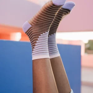 ATELIER ST EUSTACHE • Chaussettes "Shibuya Mauve" - 36/38