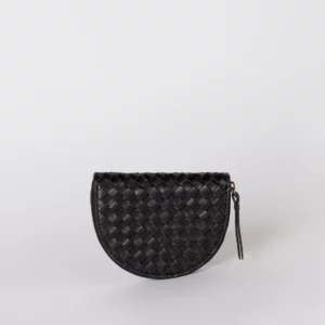 O MY BAG • Porte-monnaie "Laura" (Black tressé)