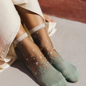 ATELIER ST EUSTACHE • Chaussettes "Nakameguro Champagne" - 36/38