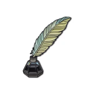 MAKE HEADS TURN • Pin's "Quill Feather & Ink"