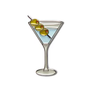 MAKE HEADS TURN • Pin's "Dirty Martini"