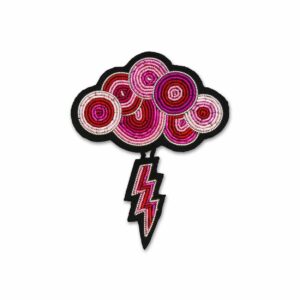 MACON & LESQUOY : Broche "Coup de foudre"