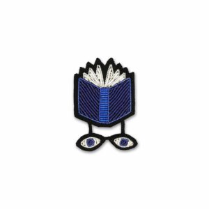 MACON & LESQUOY : Broche "Livre Bleu"