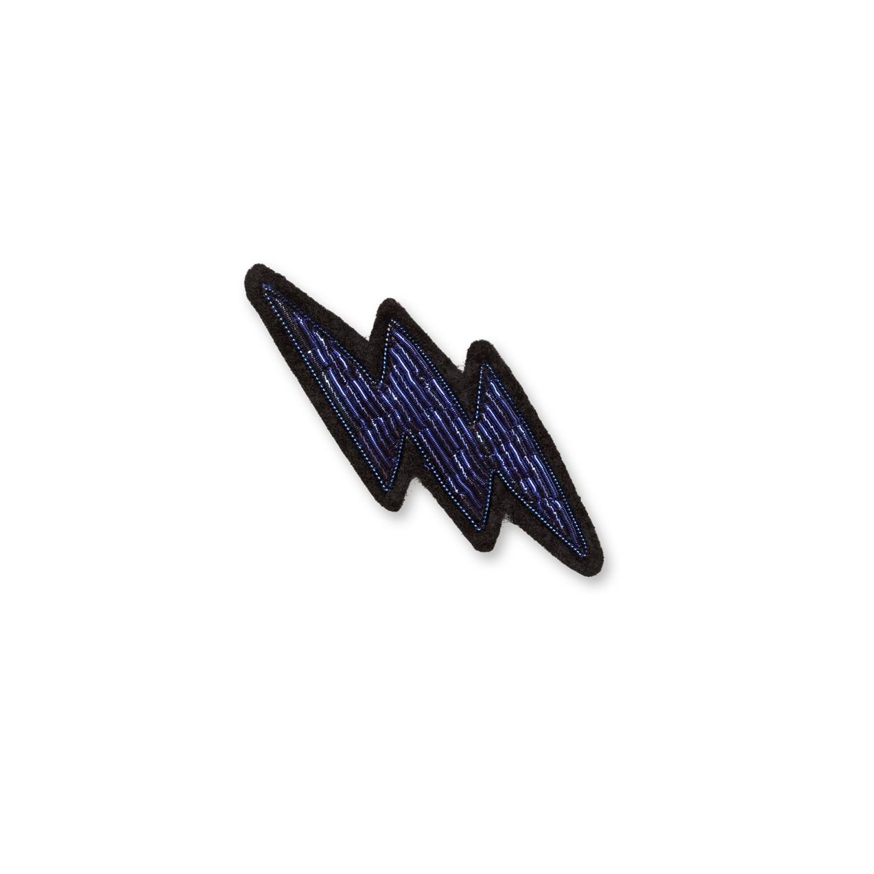 MACON & LESQUOY : Broche "Petit éclair bleu"
