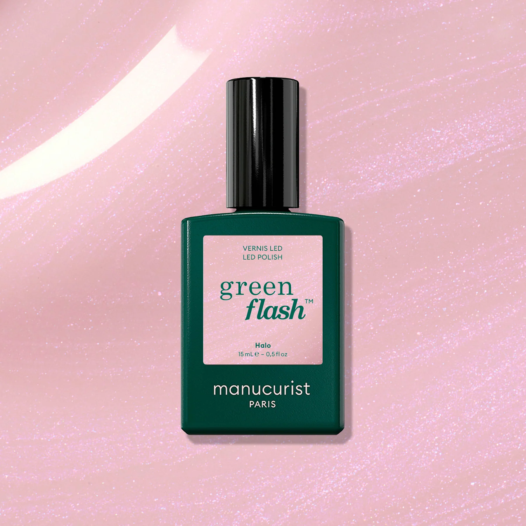 MANUCURIST • Vernis GREEN FLASH "Halo"