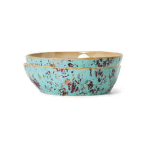 HKLIVING • Lot de 2 Assiettes creuses "Patina"