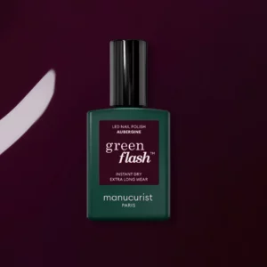MANUCURIST • Vernis GREEN FLASH "Aubergine"