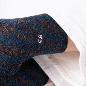 BILLYBELT • Chaussettes Femme "Coton/Paillettes "Noir/Multi"
