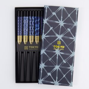TOKYO • Set de baguettes "Blue Mixed"