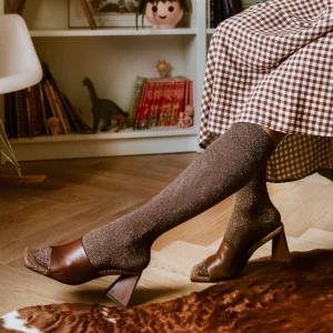 Collégien • Chaussettes énergisantes "Levity" Chocolat au Lait (36/38)