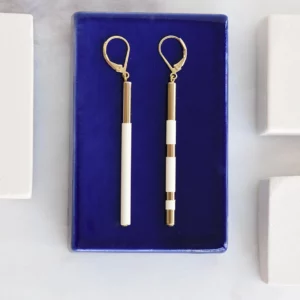 JUDITH BENITA • Boucles d'oreilles "Savoie Beige"