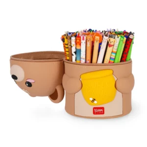 LEGAMI • Pot à Crayons de Table Teddy Bear - Super Kawaii