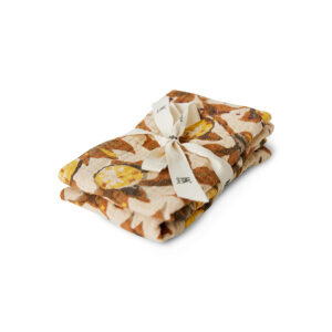 HKLIVING • Lot de 2 serviettes "Mediterranean tangerine"