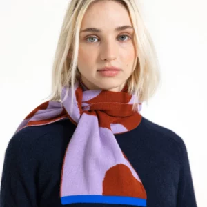 WOLVIS • Écharpe en mérinos "Lilac" Mini