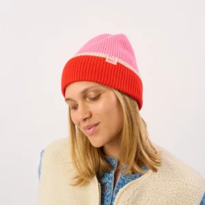 BILLYBELT • Bonnet mixte "Rouge & Rose"