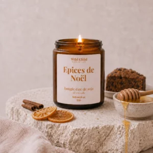 WILD CHILD • Bougie "Épices de Noël"