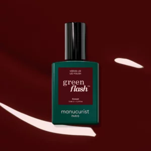 MANUCURIST • Vernis GREEN FLASH "Grenat"