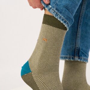 BILLYBELT • Chaussettes Homme "Mottled sage"
