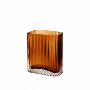 HUBSCH • Petit vase "Element Ambre" (13cm)