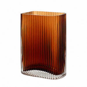 HUBSCH • Grand vase "Element Ambre" (18cm)
